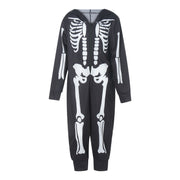 Halloween Parent Child Suit Printed Home Wear Pajamas One Piece Suit