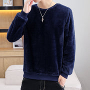 Men's Crew Neck Plus Size Base Shirt Jacket