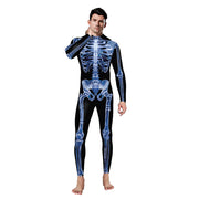 New Halloween Skull One Piece Suit