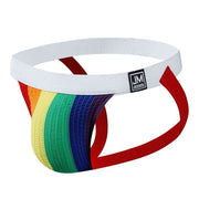 Gay Pride Men's Sports Fitness Rainbow Double Thong