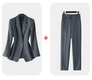 Women's Plus Size Black Suit Jacket