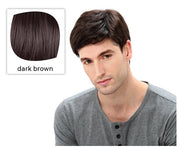 Young Man's hair, Go-Go Boy hair, young man's wig, Wig Men's Side Bangs Short Straight Hair Chemical Fiber Full-head Wig
