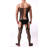 Men's Net Clothes One Piece Net Socks Large Stretch Hollow Out