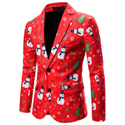 Men's Christmas Day Snowman Suit Coat, Men's Christmas Day Snowman Suit Jacket, Men's Christmas Jacket,  Men's Christmas Coat, Men's Christmas Dinner Coat, Men's Christmas Dinner Jacket, Men's Christmas Costume 