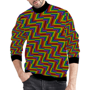 Gay Pride Sweater, Gay Pride Casual Turtleneck Long Sleeve Sweaters, Gay Pride Hoodie
