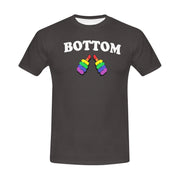 Men's All Over Print T-shirt (USA Size) (T40)(Collar solid color)