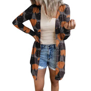 European And American Halloween Theme Printed Coat Small Cardigan Women's Clothing
