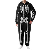 Halloween Parent Child Suit Printed Home Wear Pajamas One Piece Suit
