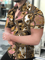 Plus Size Men's Fashion Casual Shirt