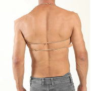 Gay man Harness, Gay Sex Harness, Chain Harness, Stainless Steel Chest Harness Men Jewelry Gothic Body Chain