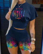 Gay Pride Mount Print Workout Fashion Print Suit Women