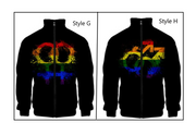 Gay Pride zip Sweater- Unisex Gay Pride Sweater- Rainbow Flag Sweater - Pride Sweater - Pride Flag Sweater