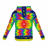 Pride Hoodie Native American Pattern Rainbow Flag LGBTQ  Gay Pride