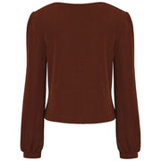 TN Classic Button Down Long Sleeve V-Neck Soft Knit Cardigan