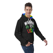 St. Patrick's Day Men's Hoodie With Double-side Print Hood