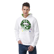 St. Patrick's Day Men's Hoodie With Double-side Print Hood