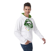 St. Patrick's Day Men's Hoodie With Double-side Print Hood