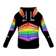 LGBTQ Gay Pride Hoodie, Anti-Trump Hoodie, Gay Pride Hoodie, Trump 2024 Hoodie, Biden 2024 Hoodie, Let's Go Brandon, Fuck Trump, Anti-MAGA