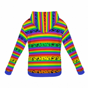 Gay Pride Hoodie, Pride Hoodie, Aztec Print (Mexico) Gay Pride Hoodie, Rainbow Hoodie, LGBTQ Hoodie, Gay Hoodie, Lesbian Hoodie