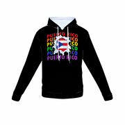 Gay Pride Hoodie, Pride Hoodie, Puerto Rico Hoodie, LGBTQ Hoodie, Lesbian Hoodie, Gay Man Hoodie, Queer Hoodie, Rainbow Hoodie