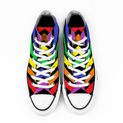 Gay Pride Shoes Unisex High Top Canvas Shoes
