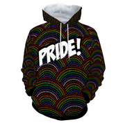 Gay Pride Hoodie African Rainbow Hoodie Lesbian Hoodie LGBTQ Hoodie Gay Man Hoodie Rainbow Flag Hoodie