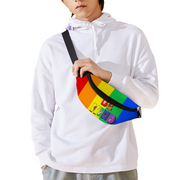 LGBTQ Fanny Pack, LGBTQ Waist Pack, LGBTQ Belt Bag, LGBTQ small pouch bag, Be kind, Sign Language