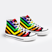 Gay Pride Shoes Unisex High Top Canvas Shoes