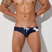 TN Men's Swimming Trunks Triangle Swimsuit Lace-up Swimwear