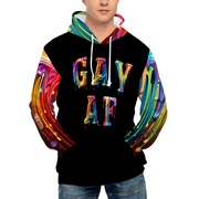 Gay Pride Hoodie, Pride Hoodie,  Gay AF Hoodie, Gay Hoodie, Rainbow Hoodie, Gay As Fuck Hoodie