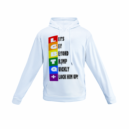 LGBTQ+ Gay Pride Hoodie, Anti-Trump Gay Pride Hoodie, Gay Pride  Hoodie with Pockets,  Gay Men Hoodie, Lesbian Hoodie, Rainbow Hoodie,, Anti-MAGA, Biden 2024, Trump 2024