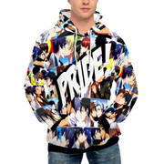 Gay Pride Hoodie, Anime Hoodie, Pride Hoodie, Pride Pullover Sweatshirts with Pockets, Manga Hoodie