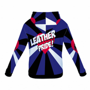 Gay Pride Hoodie, Leather Pride Hoodie, Gay Hoodie, Gay Men Hoodie, LGBQ Hoodie, Rainbow Hoodie, Queer Hoodie, Leather Fetish Hoodie