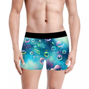 Bubbles Men's Short Pants Summer Swimwear Beach Trunks