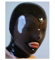 Latex Headgear Latex Mask With Zipper Cosplay - Showyourgaypride.com