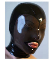 Latex Headgear Latex Mask With Zipper Cosplay - Showyourgaypride.com