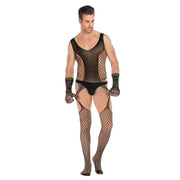 Gay Men's Bodysuit - Men's mesh bodysuit - men's pantyhose - men's stockings - men's tights - men's sexy outfit - men's fishnet stockings - men's lingerie - Showyourgaypride.com