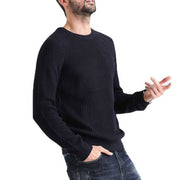 Men's Fashion Round Neck Knitwear Sweater Long Sleeve Pullover - Showyourgaypride.com