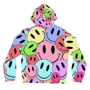 Womens Full-Zip Hoodie - Smiley face zip hoodie - Lady's full zip hoodie - Womens full zip sweater - Smiley face clothing - Lady's full zip - Showyourgaypride.com