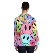 Womens Full-Zip Hoodie - Smiley face zip hoodie - Lady's full zip hoodie - Womens full zip sweater - Smiley face clothing - Lady's full zip - Showyourgaypride.com