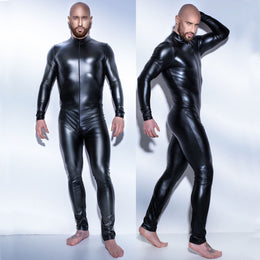Patent leather Bodysuit, Leather Fetish, Bdsm Fetish, Anal Access Leather bodysuit rubber fetish, leather fetish, water sports fetish - Showyourgaypride.com