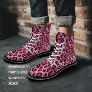 Custom Round Toe Boots Fashion Unisex All Over Print Shoes - Showyourgaypride.com