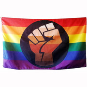 Gay Pride Flag - Gay Rainbow Fist Flag - Rainbow Pride Flag - Gay Rights Flag - Rainbow Flag - Gay Flag - Pride Flag - Gay Pride Flag - Showyourgaypride.com