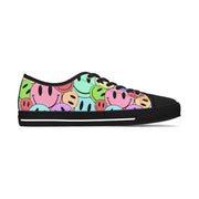 Women's Low Top Sneakers - Women's Low Top shoes - Women's Tennis Shoes - Women's Smiley Face Sneakers - Women's Smiley Face Shoes - Smile - Showyourgaypride.com