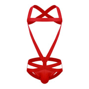 Gay Men's Harness, Men's Simple One Piece Cotton Bodysuit