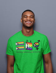 Peace Love Equality Shirt, Rainbow Flag Shirt, Gay Pride Shirt, Pride Month Shirt, Gay Rights Shirt, Gay Rainbow Shirt, Pride Shirt