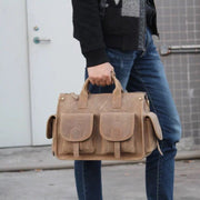 Imported First Layer Cowhide One-shoulder Messenger Bag For Men, Leather bag, leather tote bag, leather carryon bag, leather shoulder bag,