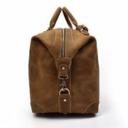 Crazy horse leather large capacity luggage bag, Leather bag, leather tote bag, leather carryon bag, leather shoulder bag
