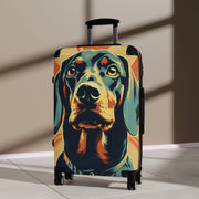 Dachshund - Gifts for men - Suitcase - suitcases - large suitcase - carry on suitcase - luggage - airport - suitcase with wheels - Carry on luggage - Showyourgaypride.com