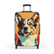 Corgi - Suitcase -carry on suitcase - suitcase with wheels - suitcases - large suitcase - luggage - airport - Carry on luggage - gifts for men - Showyourgaypride.com
